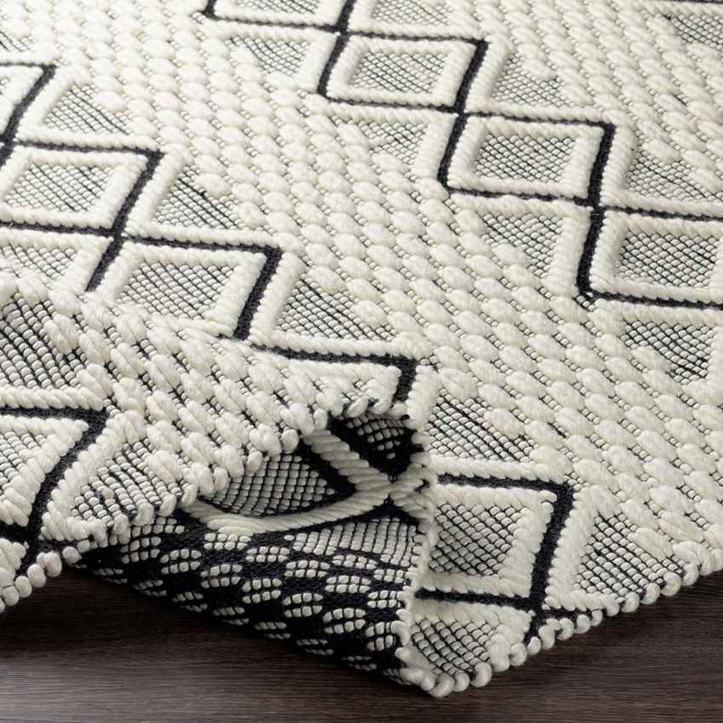 Worschach Global Black Area Rug