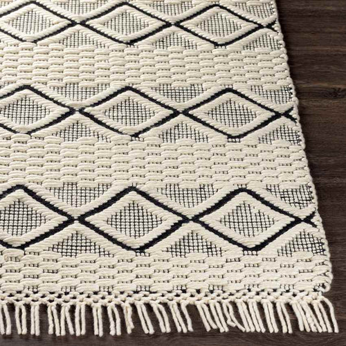 Worschach Global Black Area Rug