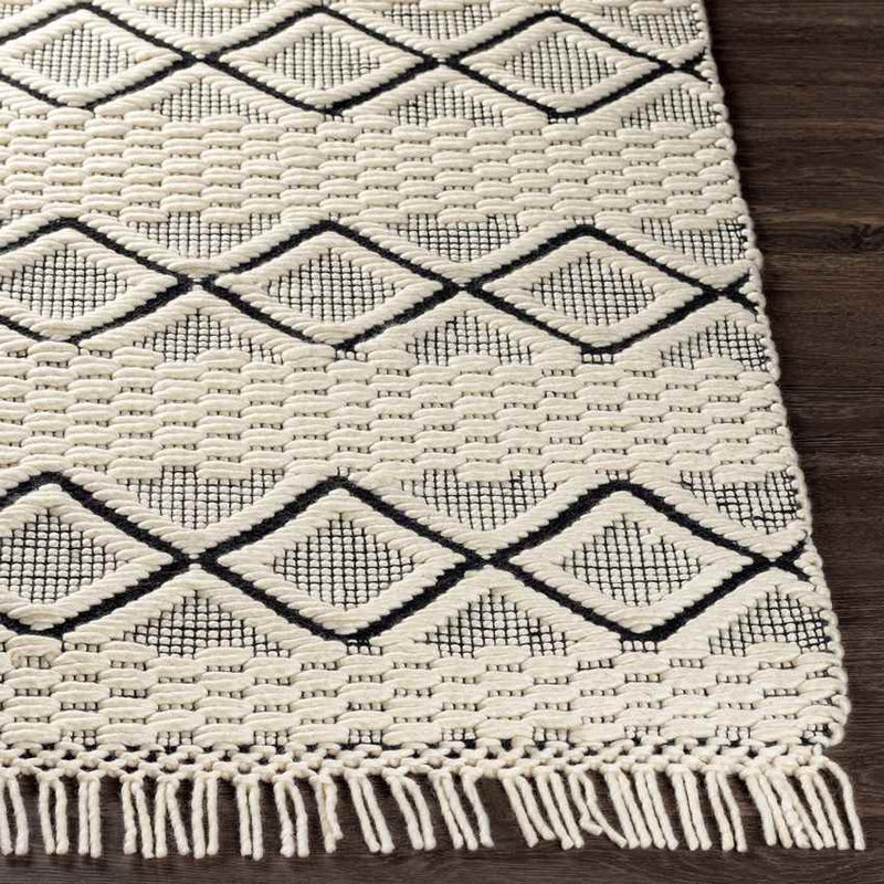 Worschach Global Black Area Rug