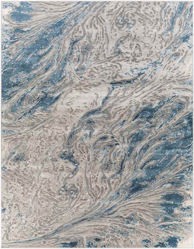 Eenrum Modern Teal Area Rug