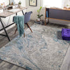 Eenrum Modern Teal Area Rug