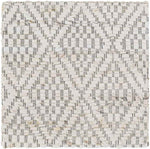 Ewer Modern White Area Rug