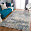 Gaarland Modern Blue Area Rug