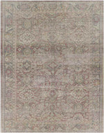 Hoogkerk Traditional Olive Area Rug