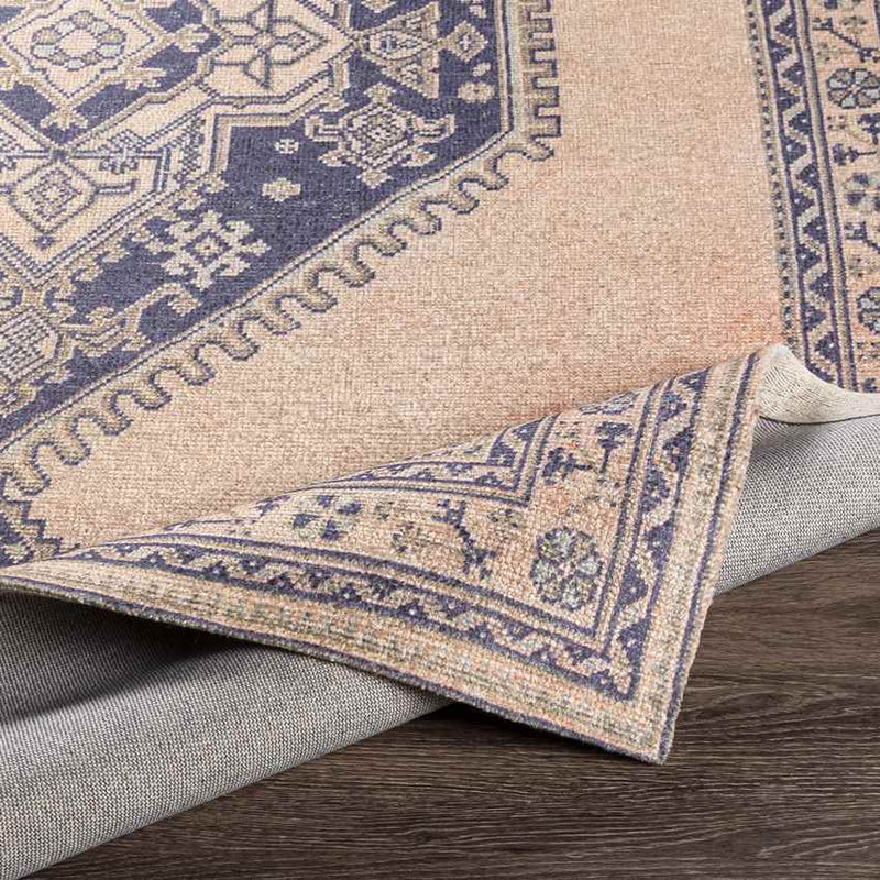 Kaakhorn Traditional Ice Blue Area Rug