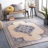 Kaakhorn Traditional Ice Blue Area Rug