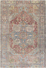 Klei Traditional Aqua Area Rug
