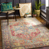 Klei Traditional Aqua Area Rug