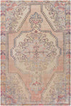 Kolham Traditional Bright Orange Area Rug
