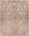 Kolham Traditional Bright Orange Area Rug