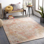 Kolham Traditional Orange Area Rug