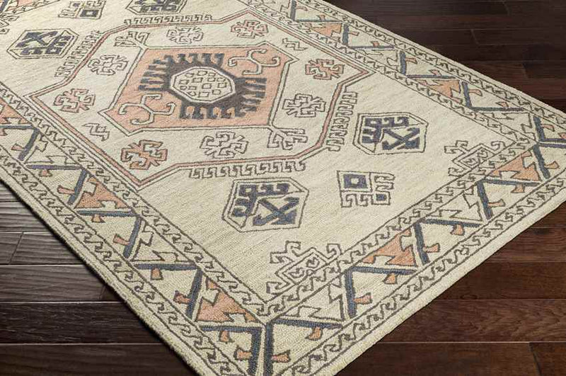 Korhorn Traditional Camel Area Rug