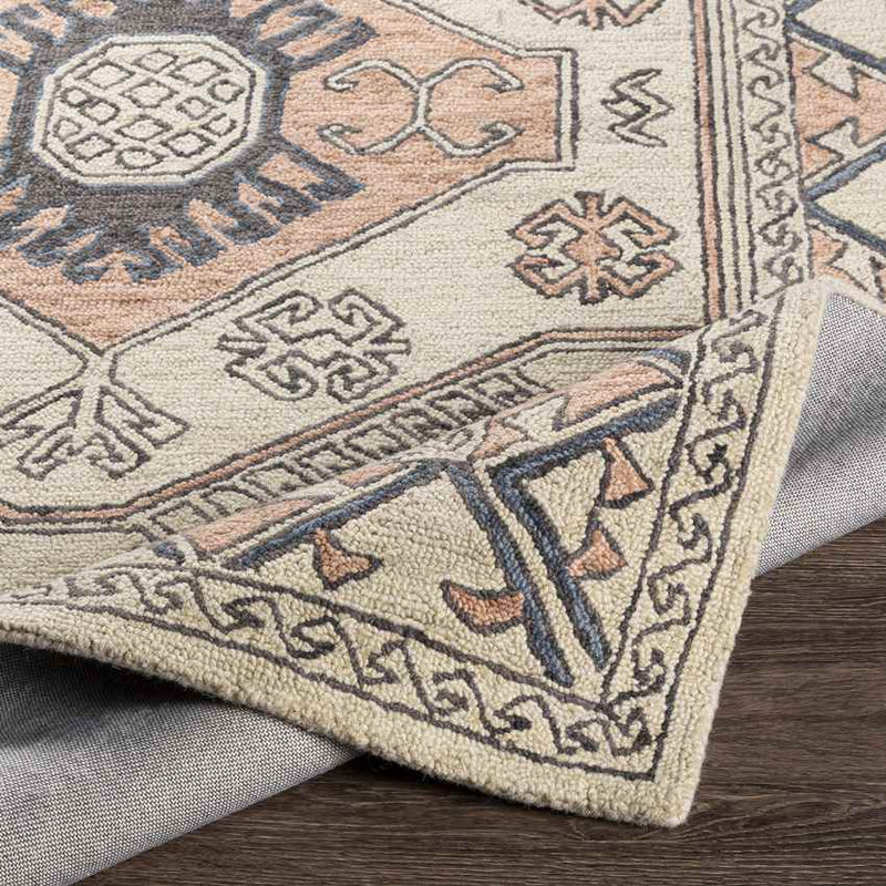 Korhorn Traditional Camel Area Rug