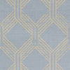 Leegkerk Modern Ice Blue Area Rug