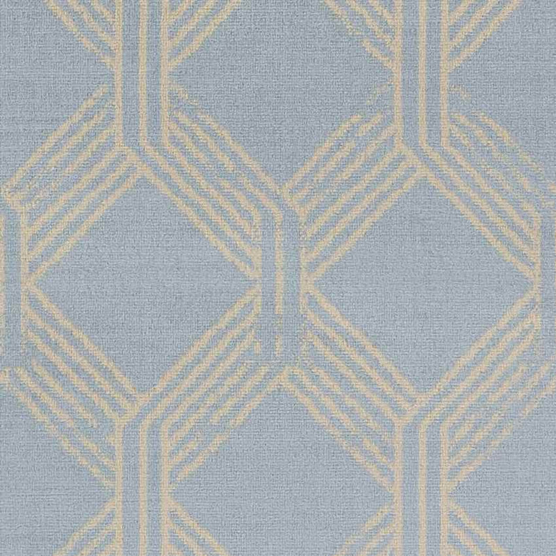 Leegkerk Modern Ice Blue Area Rug