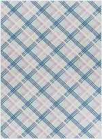 Leens Modern Blue Area Rug