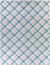 Leens Modern Blue Area Rug