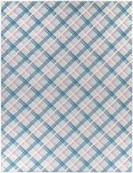 Leens Modern Blue Area Rug