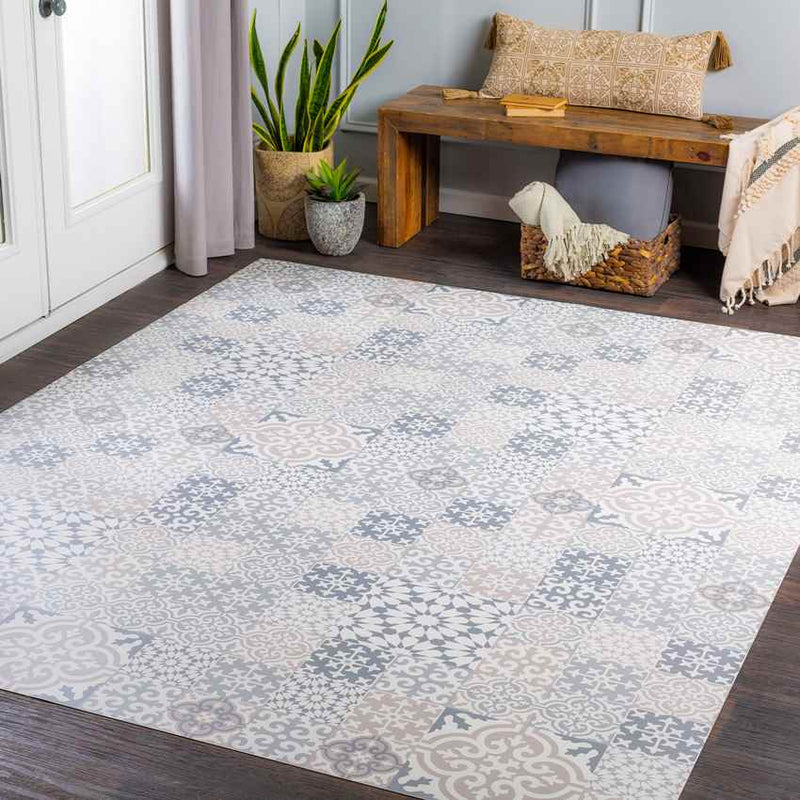 Nansum Traditional Medium Gray Area Rug