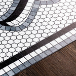 Oudeschip Modern Black Area Rug