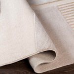 Zuidwolde Modern Cream Area Rug
