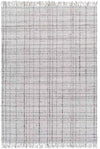 Almen Modern Ivory/Dark Brown Area Rug