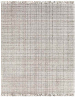 Almen Modern Ivory/Dark Brown Area Rug