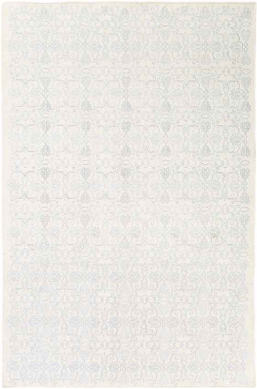 Maidstone Traditional Pale Blue Area Rug