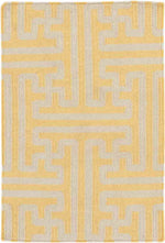 Zuiderrot Modern Mustard Area Rug
