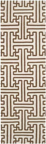 Zuiderrot Modern Dark Brown Area Rug