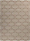 Zuiderrot Modern Dark Brown Area Rug