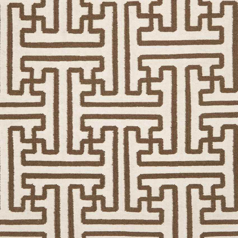 Zuiderrot Modern Dark Brown Area Rug