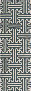 Zuiderrot Modern Dark Green Area Rug