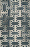 Zuiderrot Modern Dark Green Area Rug