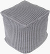 Hohenruppersdorf Medium Gray Pouf
