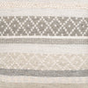 Lichtenegg Silver Gray Pouf