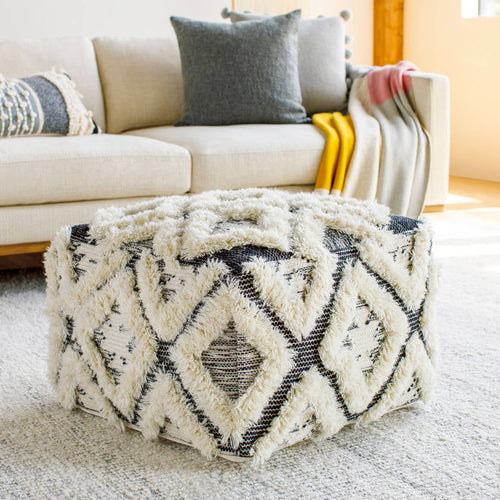 Michelbach Cream Pouf