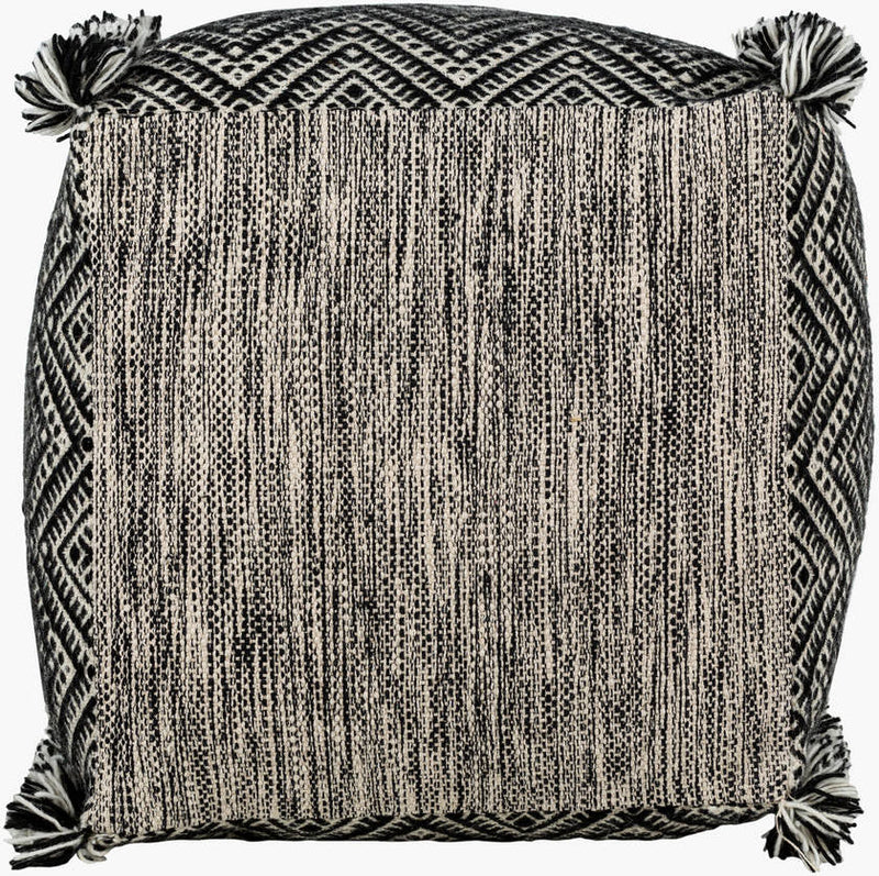 Retzbach Black Pouf