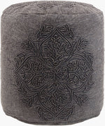 Sieghartskirchen Black Pouf