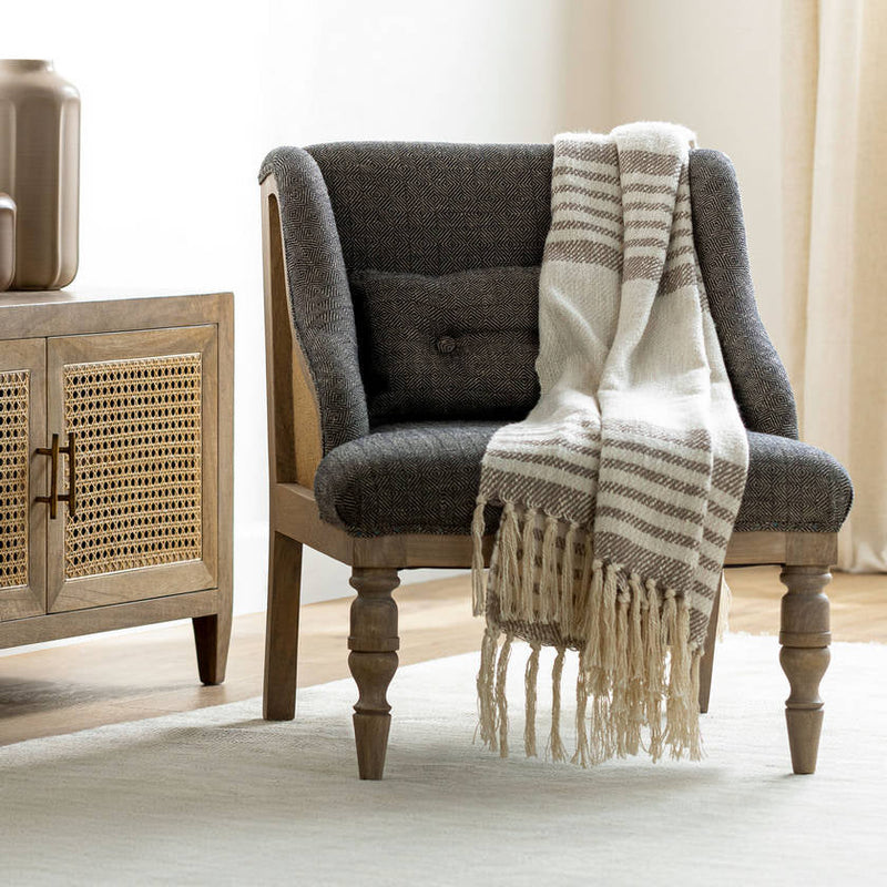 Geiersberg Taupe Throw