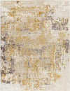 Du Bois Modern Light Orange Area Rug