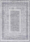 North Chicago Traditional Dark Gray Area Rug