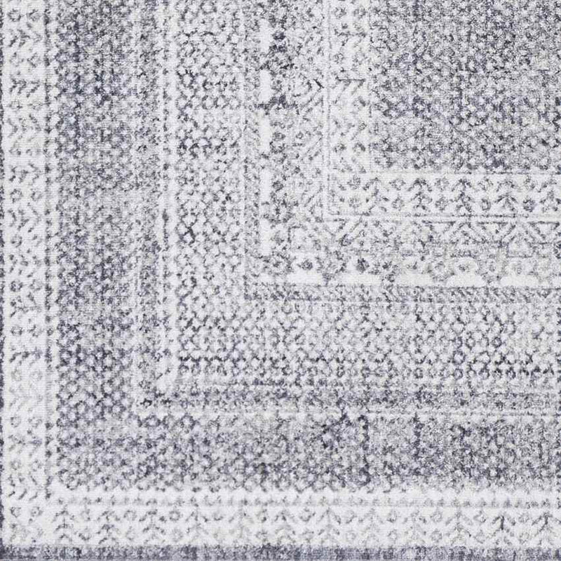 North Chicago Traditional Dark Gray Area Rug