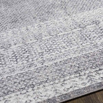 North Chicago Traditional Dark Gray Area Rug