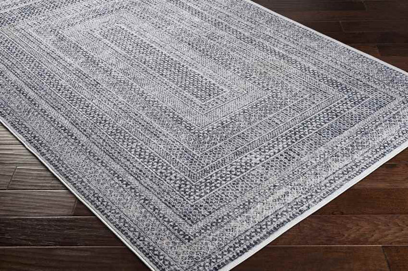 North Traditional Slate Gray Area Rug