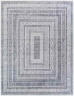 North Traditional Slate Gray Area Rug