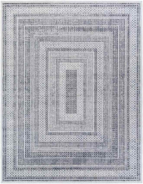 North Traditional Slate Gray Area Rug
