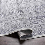 North Traditional Slate Gray Area Rug