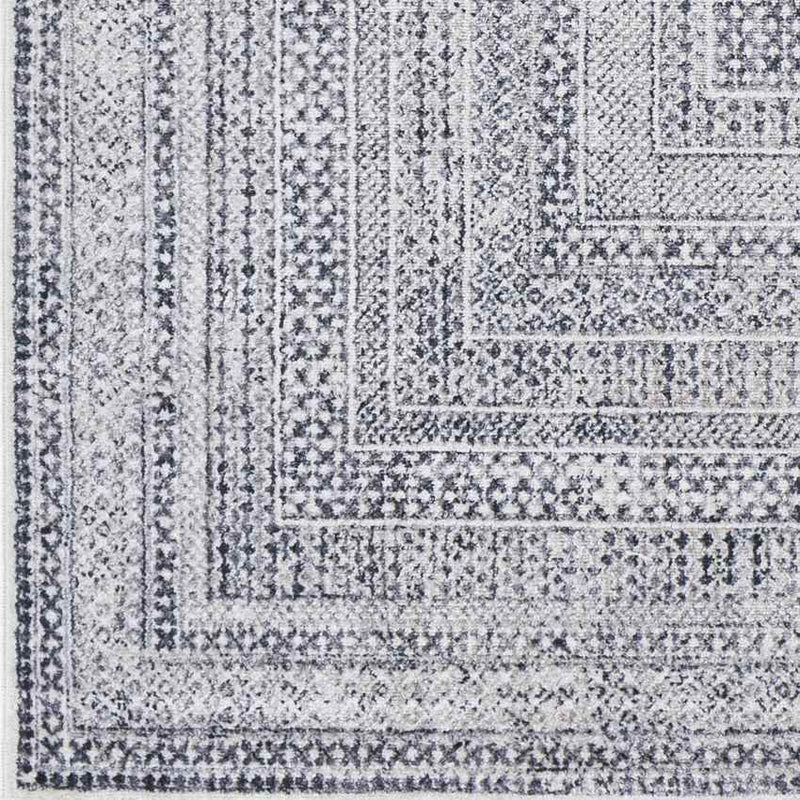 North Traditional Slate Gray Area Rug