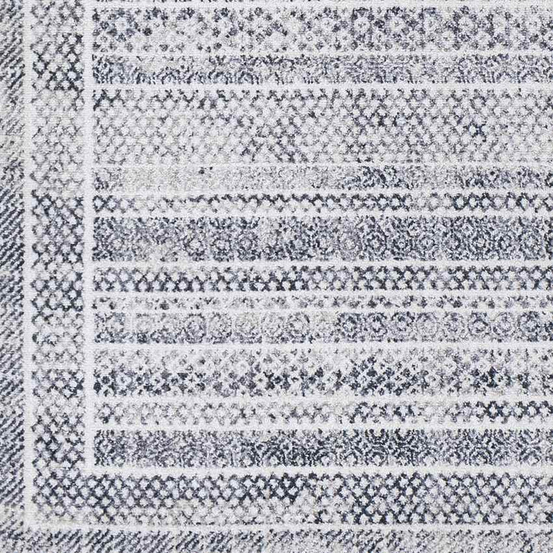 North Henderson Traditional Silver Gray Area Rug
